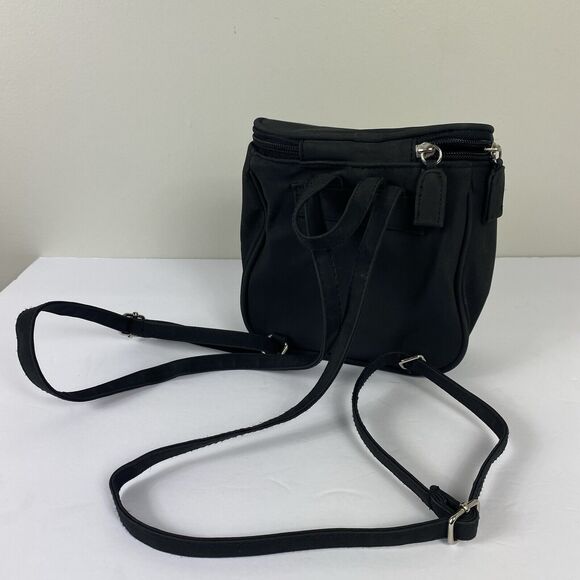 2/$30 VTG Y2K 90’s Butterfly Mini Backpack Purse Black Bag Festival Concert Rave - Picture 6 of 9